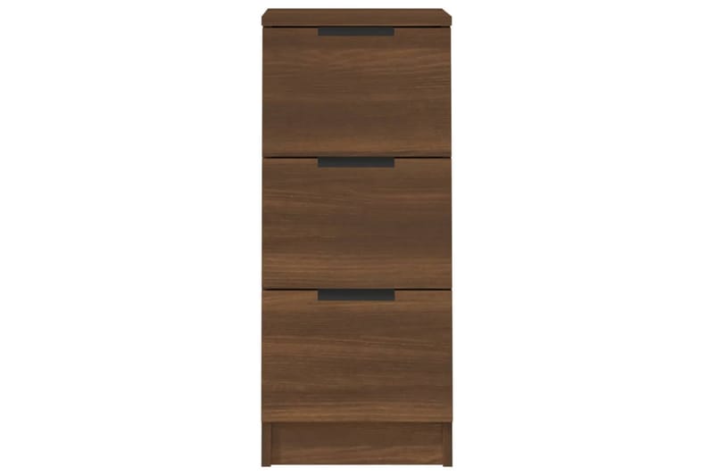 beBasic skænk 30x30x70 cm konstrueret træ brun egetræsfarve - Brun - Opbevaring - Opbevaringsmøbler - Kommode - Entrékommode