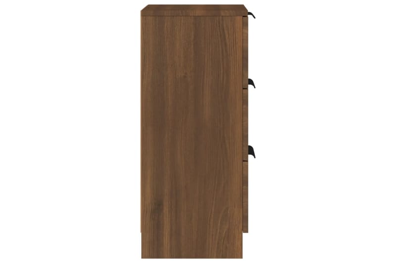 beBasic skænk 30x30x70 cm konstrueret træ brun egetræsfarve - Brun - Opbevaring - Opbevaringsmøbler - Kommode - Entrékommode