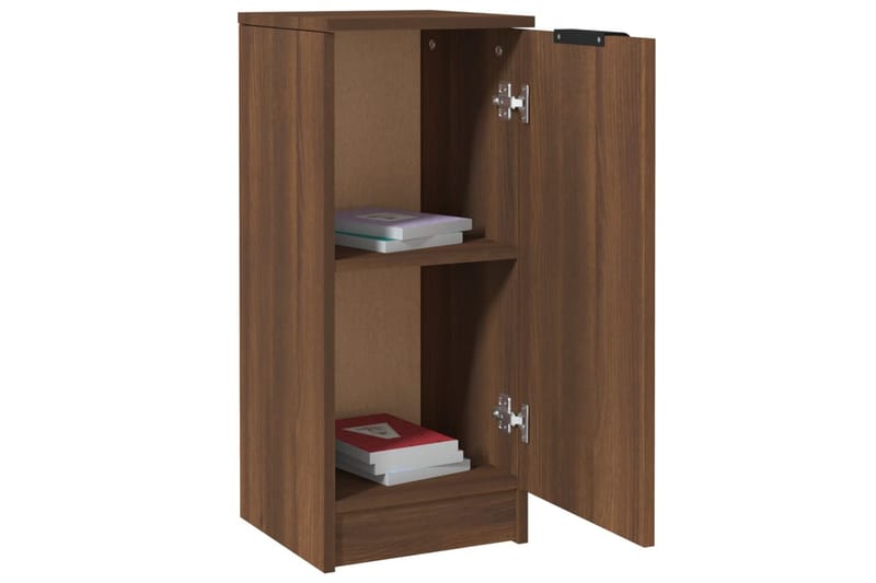 beBasic skænk 30x30x70 cm konstrueret træ brun egetræsfarve - Brun - Opbevaring - Opbevaringsmøbler - Kommode - Entrékommode