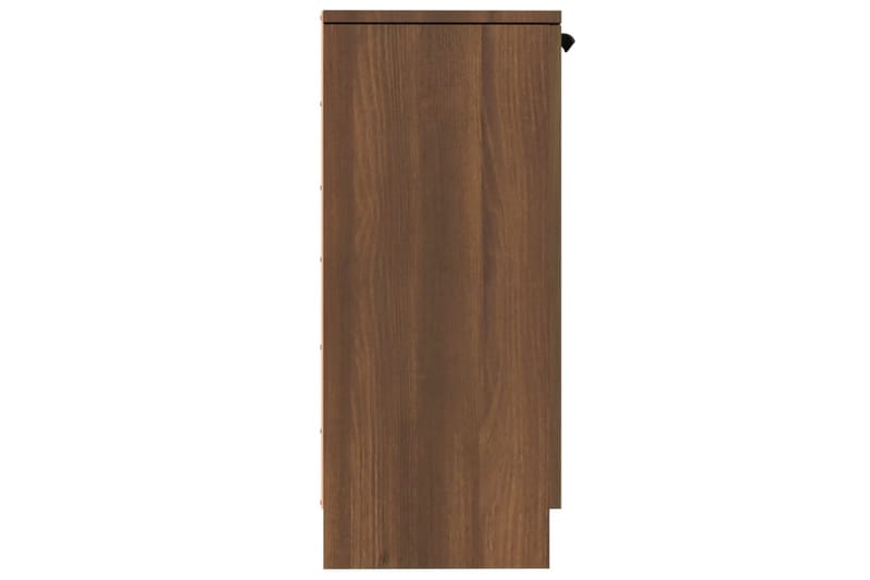 beBasic skænk 30x30x70 cm konstrueret træ brun egetræsfarve - Brun - Opbevaring - Opbevaringsmøbler - Kommode - Entrékommode