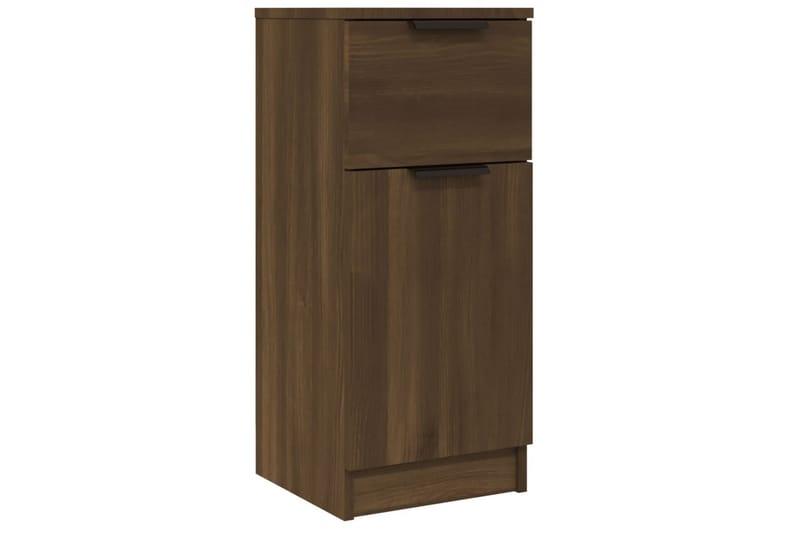 beBasic skænk 30x30x70 cm konstrueret træ brun egetræsfarve - Brun - Opbevaring - Opbevaringsmøbler - Kommode - Entrékommode