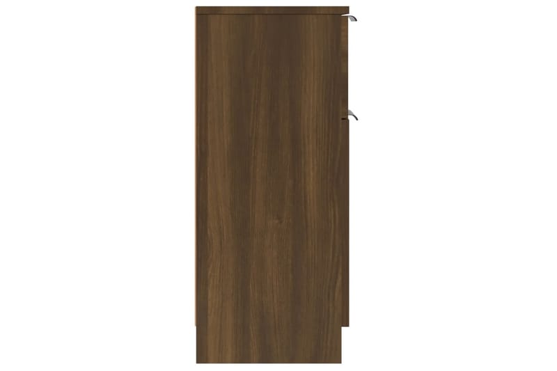 beBasic skænk 30x30x70 cm konstrueret træ brun egetræsfarve - Brun - Opbevaring - Opbevaringsmøbler - Kommode - Entrékommode