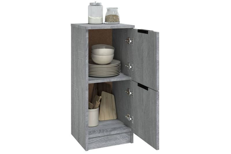 beBasic skænk 30x30x70 cm konstrueret træ grå sonoma-eg - GrÃ¥ - Opbevaring - Opbevaringsmøbler - Kommode - Entrékommode