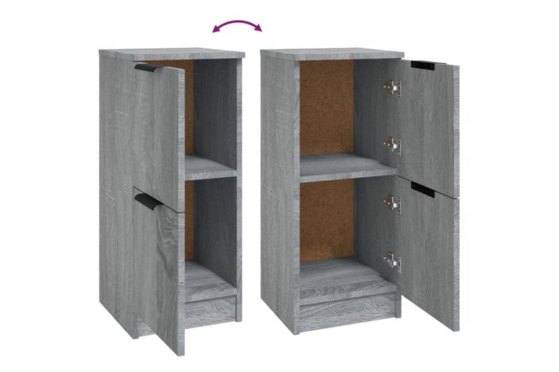 beBasic skænk 30x30x70 cm konstrueret træ grå sonoma-eg - GrÃ¥ - Opbevaring - Opbevaringsmøbler - Kommode - Entrékommode