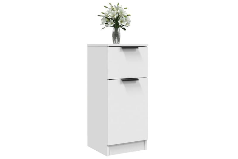 beBasic skænk 30x30x70 cm konstrueret træ hvid - Hvid - Opbevaring - Opbevaringsmøbler - Kommode - Entrékommode