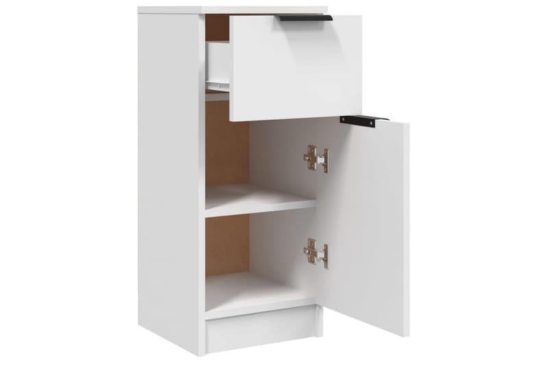 beBasic skænk 30x30x70 cm konstrueret træ hvid - Hvid - Opbevaring - Opbevaringsmøbler - Kommode - Entrékommode