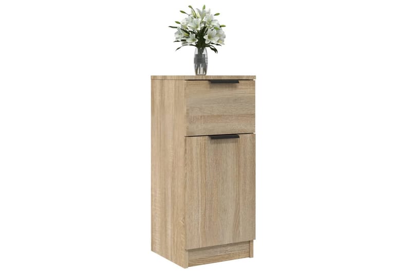 beBasic skænk 30x30x70 cm konstrueret træ sonoma-eg - Brun - Entréopbevaring - Entrékommode - Kommode