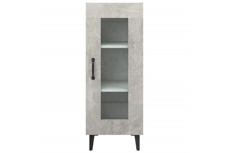 beBasic skænk 34,5x34x90 cm konstrueret træ betongrå - GrÃ¥ - Opbevaring - Opbevaringsmøbler - Kommode - Entrékommode