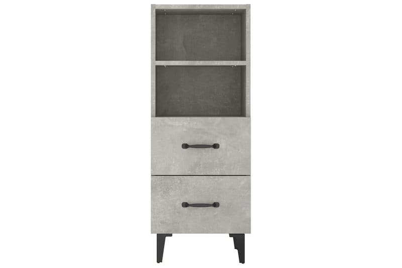 beBasic skænk 34,5x34x90 cm konstrueret træ betongrå - GrÃ¥ - Opbevaring - Opbevaringsmøbler - Kommode - Entrékommode