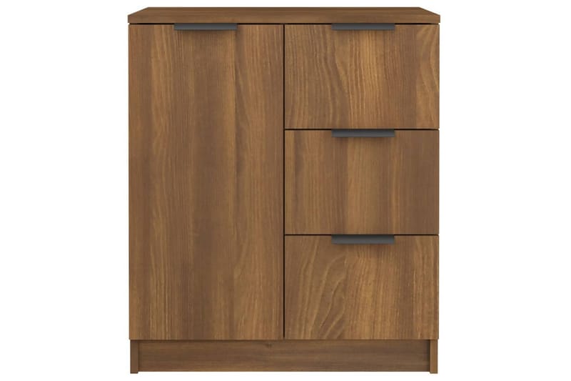 beBasic skænk 60x30x70 cm konstrueret træ brun egetræsfarve - Brun - Opbevaring - Opbevaringsmøbler - Kommode - Entrékommode