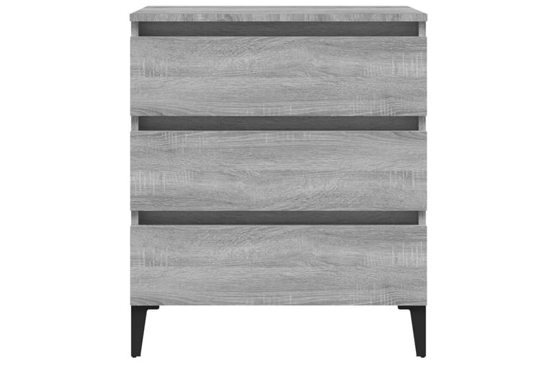 beBasic skænk 60x35x69 cm konstrueret træ grå sonoma-eg - GrÃ¥ - Opbevaring - Opbevaringsmøbler - Kommode - Entrékommode