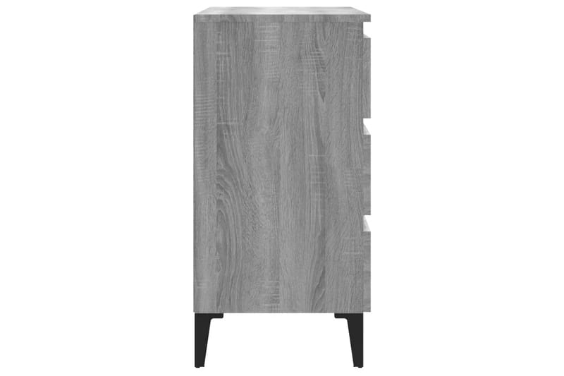 beBasic skænk 60x35x69 cm konstrueret træ grå sonoma-eg - GrÃ¥ - Opbevaring - Opbevaringsmøbler - Kommode - Entrékommode