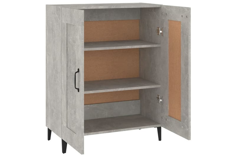 beBasic skænk 69,5x34x90 cm konstrueret træ betongrå - GrÃ¥ - Opbevaring - Opbevaringsmøbler - Kommode - Entrékommode