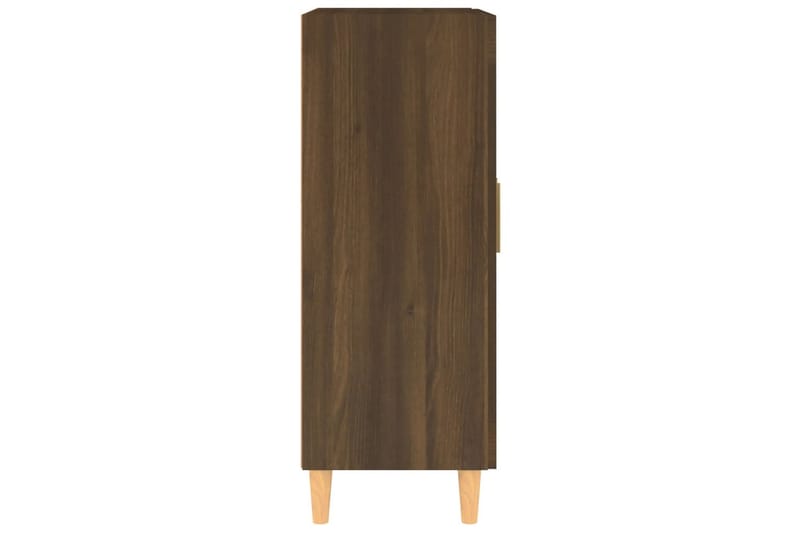 beBasic skænk 69,5x34x90 cm konstrueret træ brun egetræsfarve - Brun - Entréopbevaring - Entrékommode - Kommode