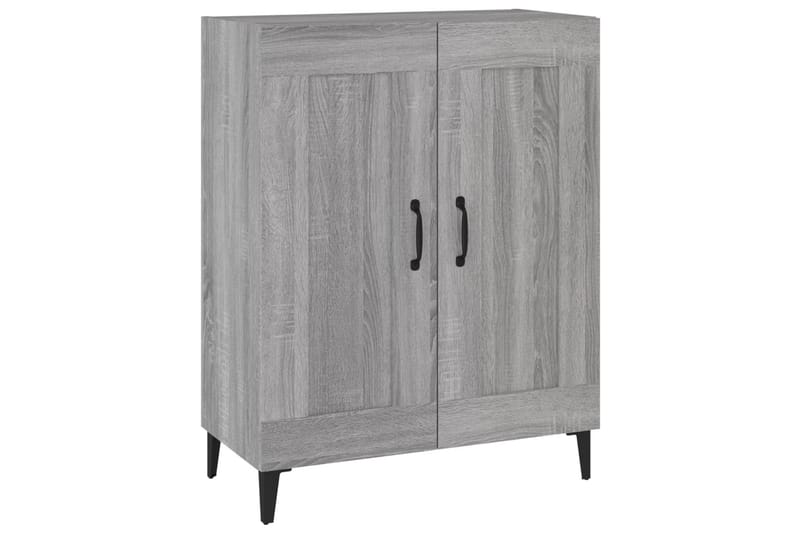 beBasic skænk 69,5x34x90 cm konstrueret træ grå sonoma-eg - GrÃ¥ - Opbevaring - Opbevaringsmøbler - Kommode - Entrékommode