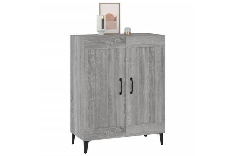 beBasic skænk 69,5x34x90 cm konstrueret træ grå sonoma-eg - GrÃ¥ - Opbevaring - Opbevaringsmøbler - Kommode - Entrékommode