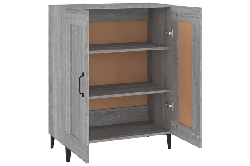 beBasic skænk 69,5x34x90 cm konstrueret træ grå sonoma-eg - GrÃ¥ - Opbevaring - Opbevaringsmøbler - Kommode - Entrékommode