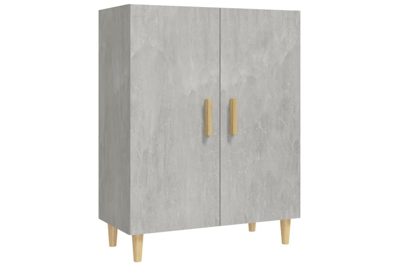 beBasic skænk 70x34x90 cm konstrueret træ betongrå - GrÃ¥ - Entréopbevaring - Entrékommode - Kommode