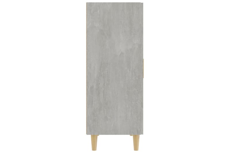 beBasic skænk 70x34x90 cm konstrueret træ betongrå - GrÃ¥ - Entréopbevaring - Entrékommode - Kommode