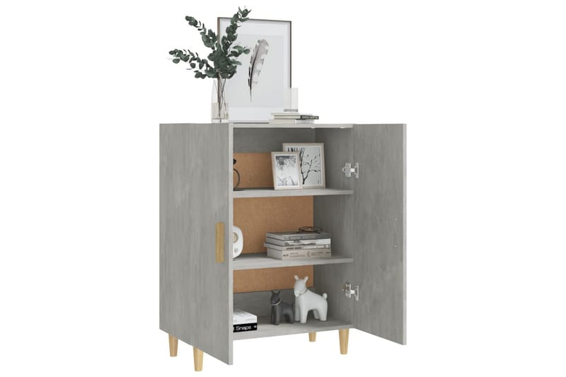 beBasic skænk 70x34x90 cm konstrueret træ betongrå - GrÃ¥ - Opbevaring - Opbevaringsmøbler - Kommode - Entrékommode