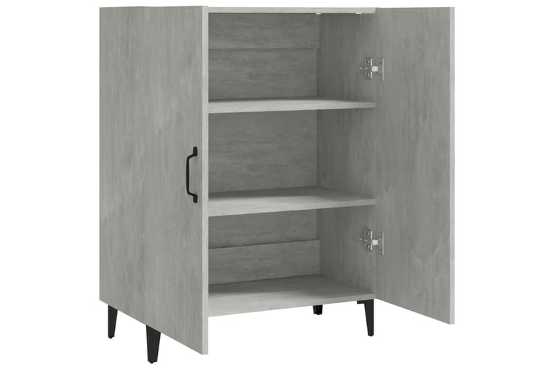 beBasic skænk 70x34x90 cm konstrueret træ betongrå - GrÃ¥ - Opbevaring - Opbevaringsmøbler - Kommode - Entrékommode