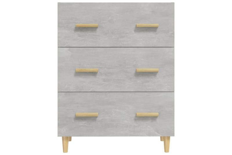 beBasic skænk 70x34x90 cm konstrueret træ betongrå - GrÃ¥ - Opbevaring - Opbevaringsmøbler - Kommode - Entrékommode
