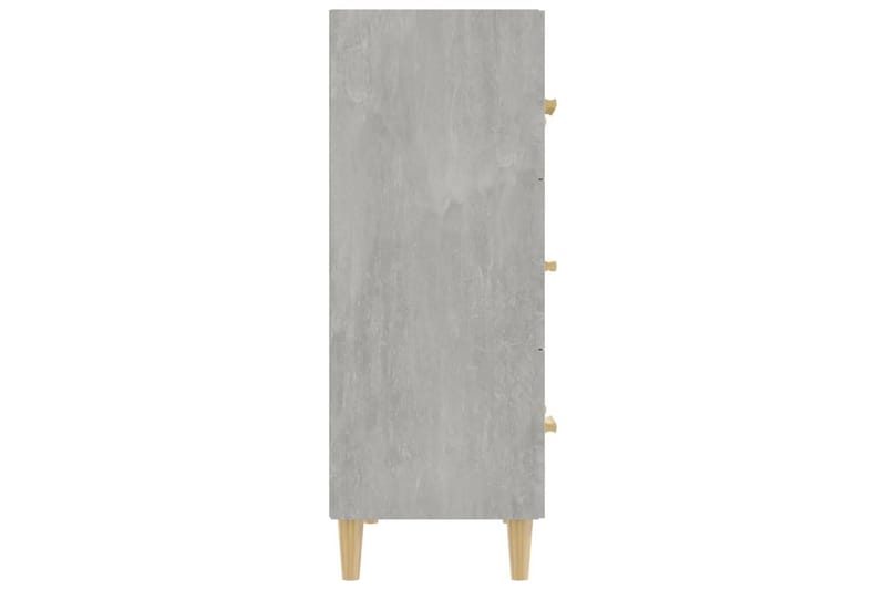 beBasic skænk 70x34x90 cm konstrueret træ betongrå - GrÃ¥ - Opbevaring - Opbevaringsmøbler - Kommode - Entrékommode