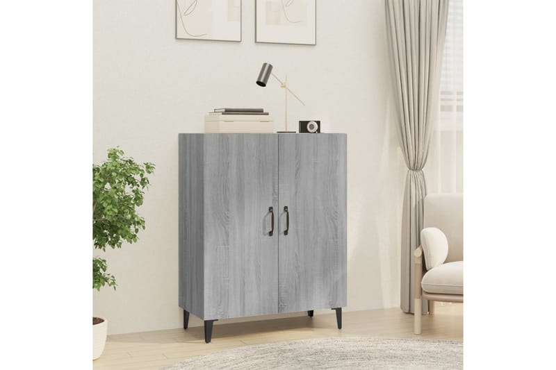 beBasic skænk 70x34x90 cm konstrueret træ grå sonoma-eg - GrÃ¥ - Entréopbevaring - Entrékommode - Kommode