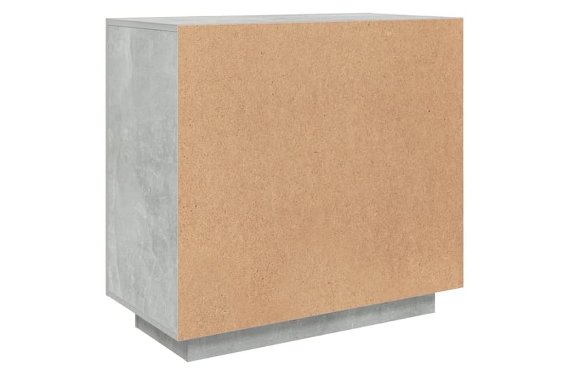 beBasic skænk 80x40x75 cm konstrueret træ betongrå - GrÃ¥ - Opbevaring - Opbevaringsmøbler - Kommode - Entrékommode