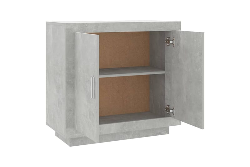 beBasic skænk 80x40x75 cm konstrueret træ betongrå - GrÃ¥ - Opbevaring - Opbevaringsmøbler - Kommode - Entrékommode