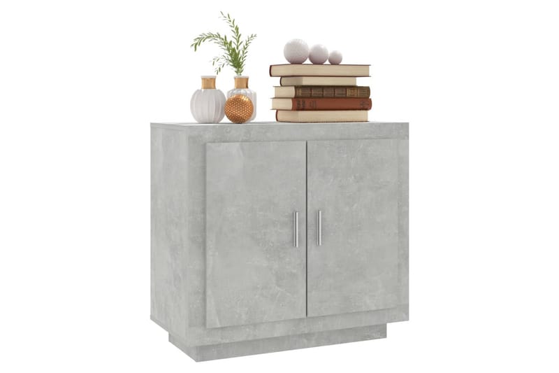 beBasic skænk 80x40x75 cm konstrueret træ betongrå - GrÃ¥ - Opbevaring - Opbevaringsmøbler - Kommode - Entrékommode