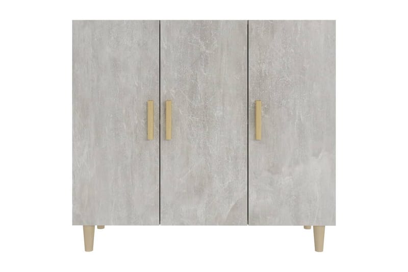 beBasic skænk 90x34x80 cm konstrueret træ betongrå - GrÃ¥ - Opbevaring - Opbevaringsmøbler - Kommode - Entrékommode
