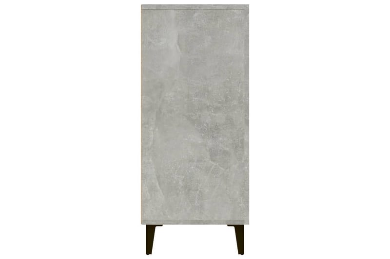 beBasic skænk 90x34x80 cm konstrueret træ betongrå - GrÃ¥ - Opbevaring - Opbevaringsmøbler - Kommode - Entrékommode