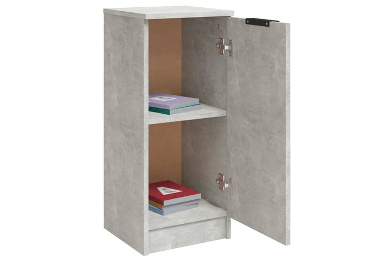 beBasic skænke 2 stk. 30x30x70 cm konstrueret træ betongrå - GrÃ¥ - Opbevaring - Opbevaringsmøbler - Kommode - Entrékommode