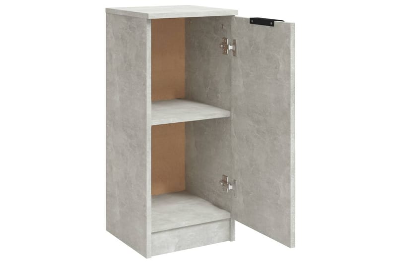 beBasic skænke 2 stk. 30x30x70 cm konstrueret træ betongrå - GrÃ¥ - Opbevaring - Opbevaringsmøbler - Kommode - Entrékommode