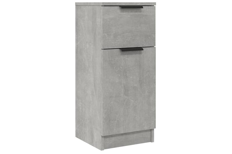 beBasic skænke 2 stk. 30x30x70 cm konstrueret træ betongrå - GrÃ¥ - Opbevaring - Opbevaringsmøbler - Kommode - Entrékommode