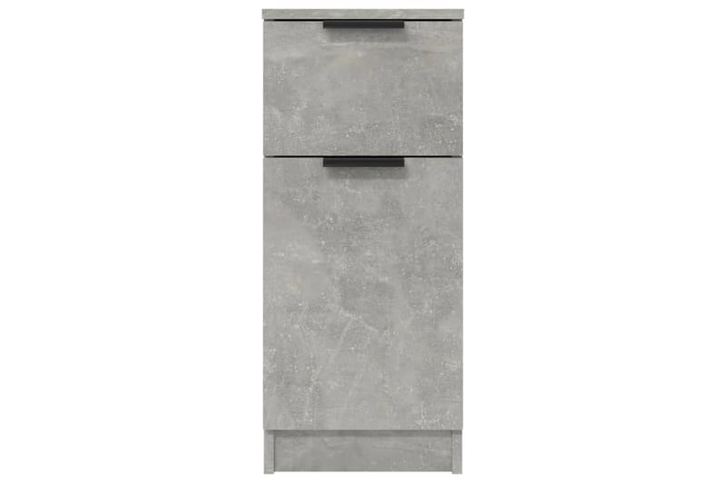 beBasic skænke 2 stk. 30x30x70 cm konstrueret træ betongrå - GrÃ¥ - Opbevaring - Opbevaringsmøbler - Kommode - Entrékommode