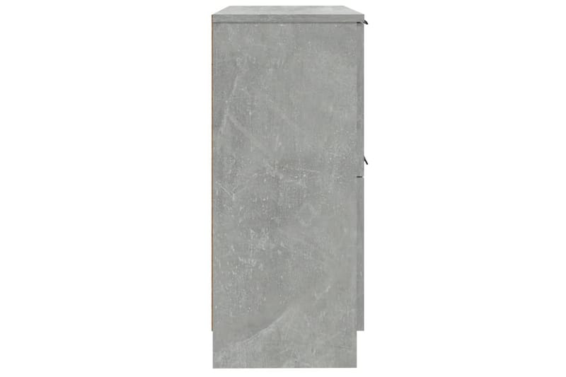 beBasic skænke 2 stk. 30x30x70 cm konstrueret træ betongrå - GrÃ¥ - Opbevaring - Opbevaringsmøbler - Kommode - Entrékommode