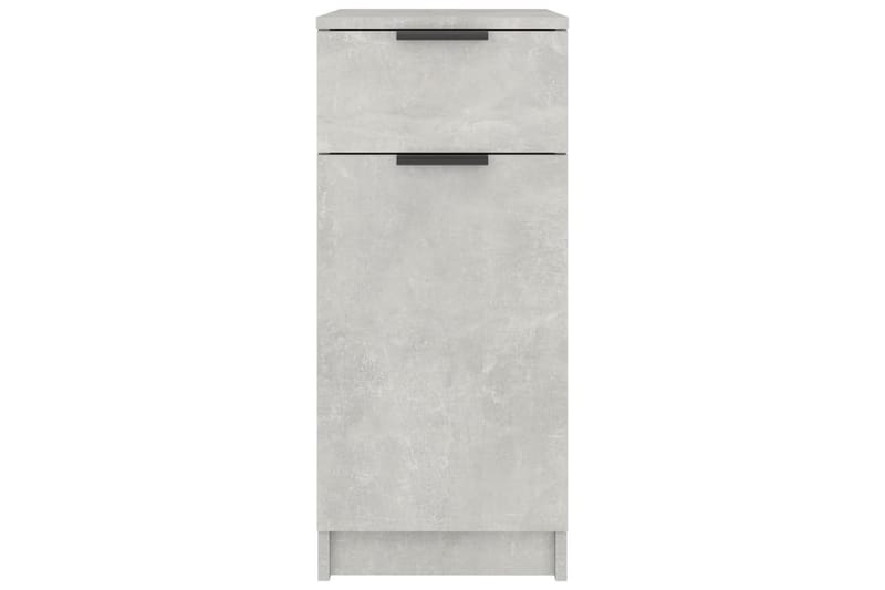 beBasic skrivebord 33,5x50x75 cm konstrueret træ betongrå - GrÃ¥ - Entréopbevaring - Kommode