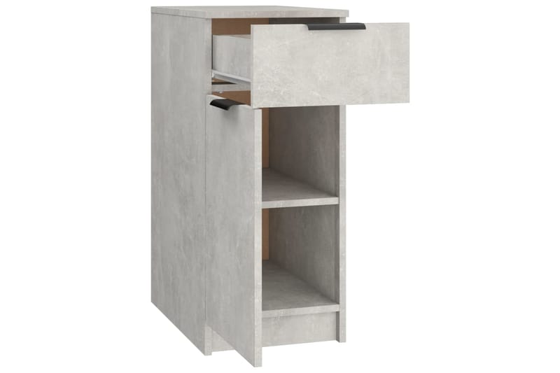 beBasic skrivebord 33,5x50x75 cm konstrueret træ betongrå - GrÃ¥ - Opbevaring - Opbevaringsmøbler - Kommode - Entrékommode