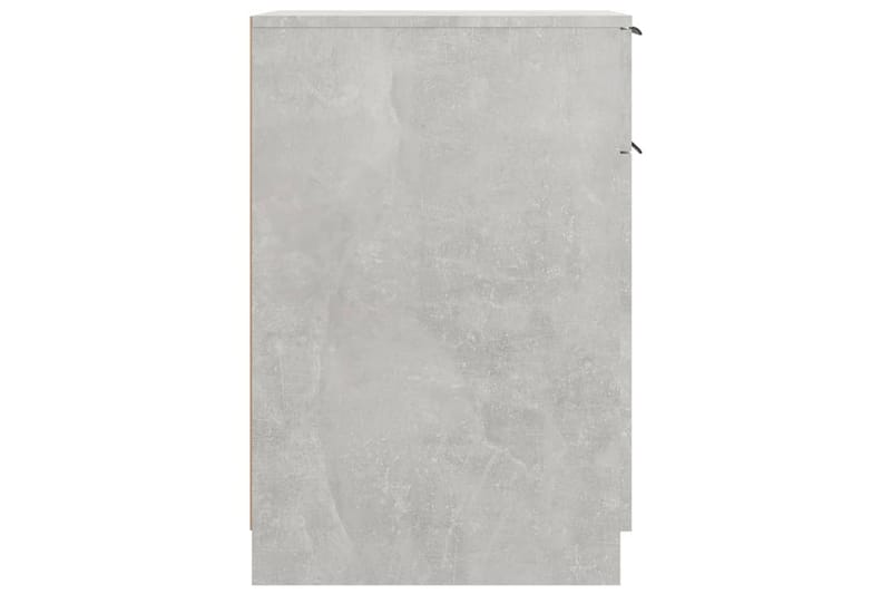 beBasic skrivebord 33,5x50x75 cm konstrueret træ betongrå - GrÃ¥ - Opbevaring - Opbevaringsmøbler - Kommode - Entrékommode
