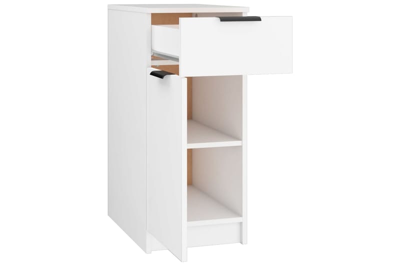 beBasic skrivebord 33,5x50x75 cm konstrueret træ hvid - Hvid - Entréopbevaring - Entrékommode - Kommode