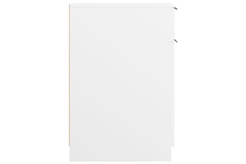 beBasic skrivebord 33,5x50x75 cm konstrueret træ hvid - Hvid - Opbevaring - Opbevaringsmøbler - Kommode - Entrékommode