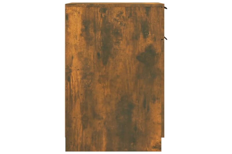 beBasic skrivebord 33,5x50x75 cm konstrueret træ røget egetræsfarve - Brun - Kommode - Entréopbevaring