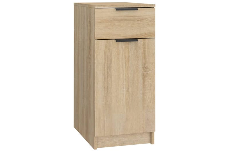 beBasic skrivebord 33,5x50x75 cm konstrueret træ sonoma-eg - Brun - Opbevaring - Opbevaringsmøbler - Kommode - Entrékommode