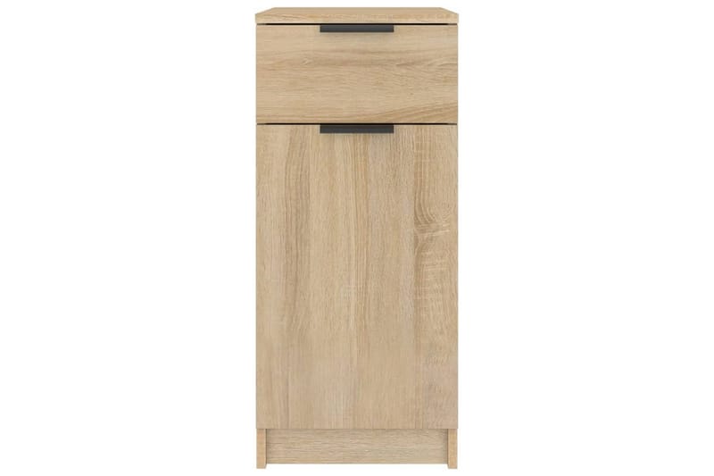 beBasic skrivebord 33,5x50x75 cm konstrueret træ sonoma-eg - Brun - Opbevaring - Opbevaringsmøbler - Kommode - Entrékommode