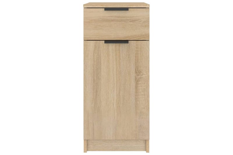 beBasic skrivebord 33,5x50x75 cm konstrueret træ sonoma-eg - Brun - Entréopbevaring - Kommode