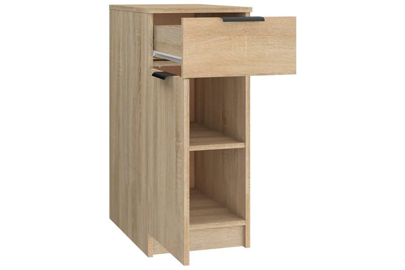 beBasic skrivebord 33,5x50x75 cm konstrueret træ sonoma-eg - Brun - Opbevaring - Opbevaringsmøbler - Kommode - Entrékommode