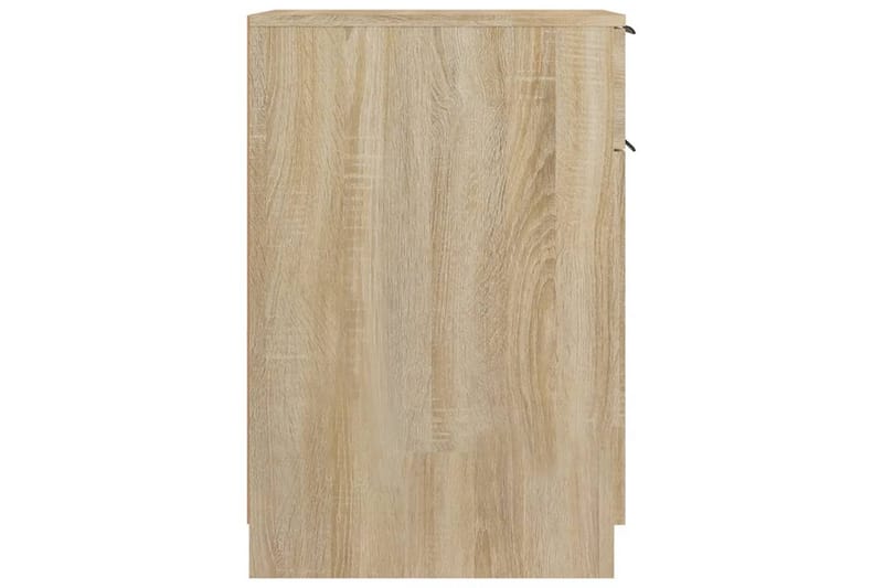 beBasic skrivebord 33,5x50x75 cm konstrueret træ sonoma-eg - Brun - Opbevaring - Opbevaringsmøbler - Kommode - Entrékommode
