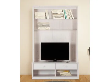 Bogreol Loft24 Anita Hvid - hvid - Opbevaring - Opbevaringsmøbler - Kommode - Arkivskabe